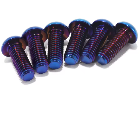 Rear rotor titanium bolts